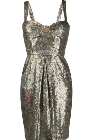 Burberry Robe courte brodée de sequins