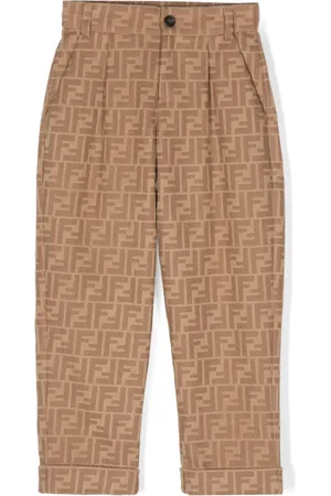 Fendi Pantalon à motif monogrammé
