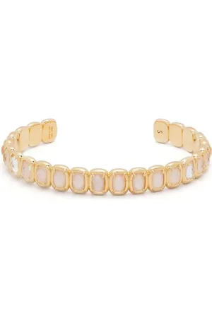 IVI Bracelet jonc à pierres taillées