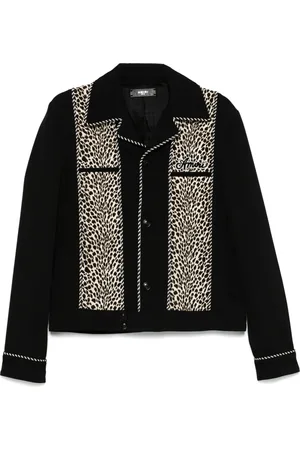 AMIRI Veste à motif léopard