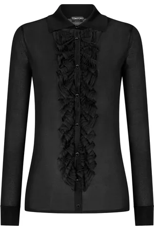 Tom Ford Chemise volantée à manches longues
