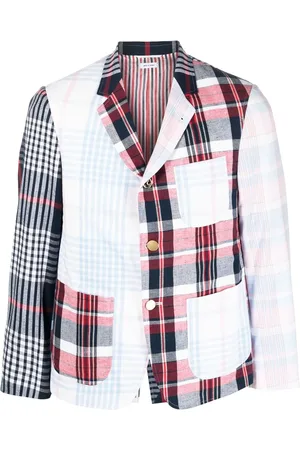 Thom Browne Blazer patchwork à carreaux