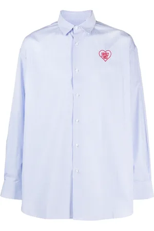 Family First Chemise rayée en coton à logo brodé