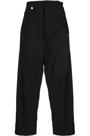 Izzue Pantalon droit à plaque logo