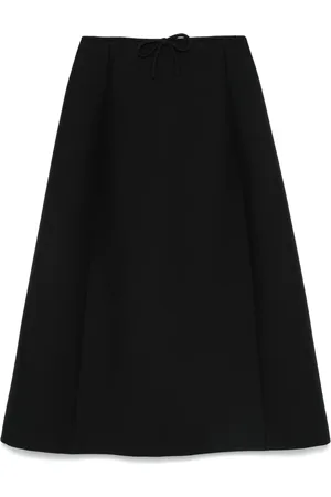 VALENTINO GARAVANI Jupe mi-longue à détail de nœud