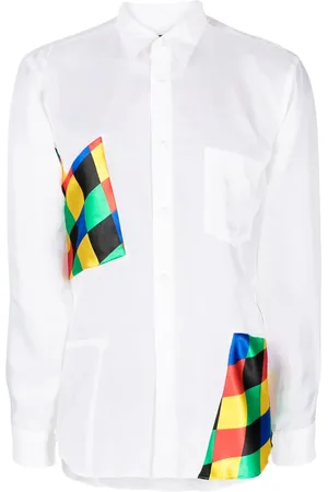 Comme des Garçons Chemise à détail patchwork