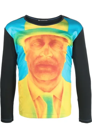 Issey Miyake T-shirt Kenji Hirasawa à imprimé graphique (années 2000)