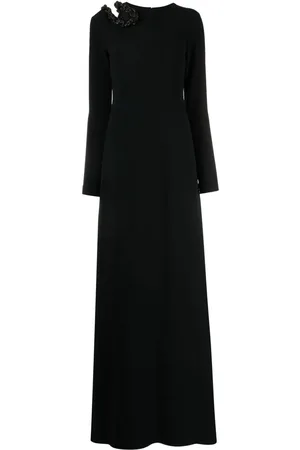 Stella McCartney Robe longue à ornements en cristal
