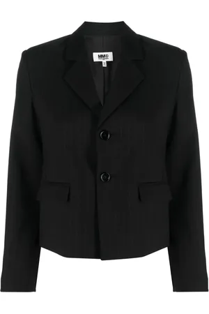 Maison Margiela Blazer rayé à simple boutonnage