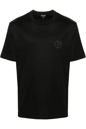 Giorgio Armani T-shirt à logo brodé
