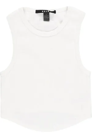 KSUBI Débardeur en coton à coupe crop