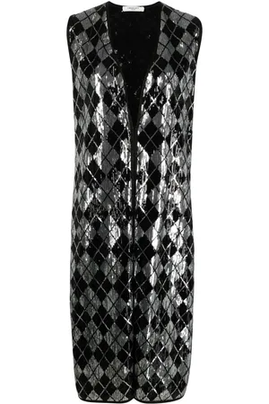 CHARLOTT Veste brodé de sequins à design sans manches
