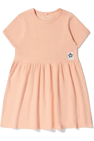 Mini Rodini Robe mi-longue en maille nervurée