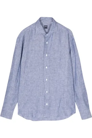 FEDELI Chemise rayée en lin