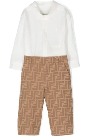 Fendi Ensemble pantalon-haut en coton