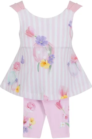 Lapin House Ensemble haut-short à fleurs