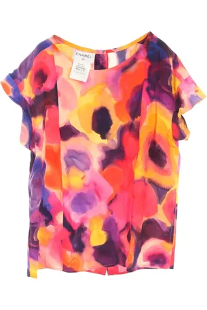 CHANEL Blouse en soie (1986-1988)