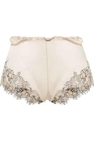 CARINE GILSON Short de pyjama bordé de dentelle