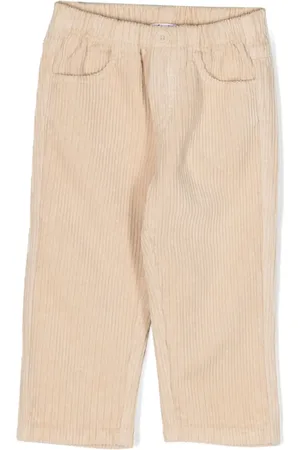Il gufo Pantalon en velours côtelé à taille élastiquée