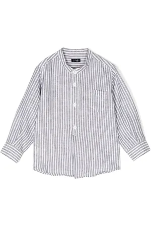 Il gufo Chemise rayée à col officier