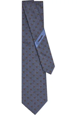 Salvatore Ferragamo Cravate Gancini en jacquard