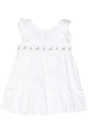 PATACHOU Robe en coton à fleurs brodées
