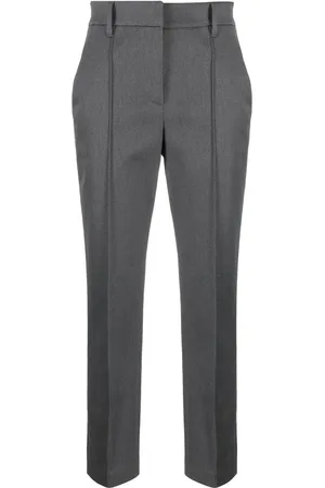 Brunello Cucinelli Pantalon court à design plissé