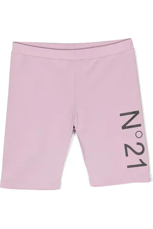 Nº21 Short de sport à logo imprimé