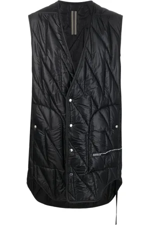 Rick Owens Gilet matelassé à coupe mi-longue