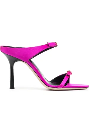 Victoria Beckham Mules satinées à double bride
