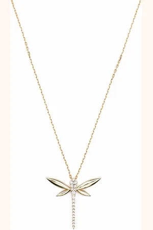 ANAPSARA Collier Dragonfly en 18ct orné de diamants