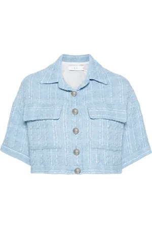 IRO Veste crop Zilan en tweed