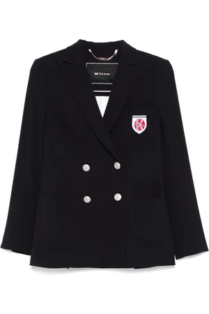 Kiton Blazer à patch logo