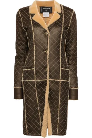CHANEL Manteau en cuir (2004)