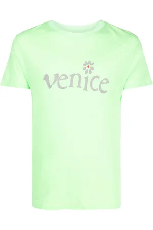 ERL T-shirt en coton à slogan imprimé