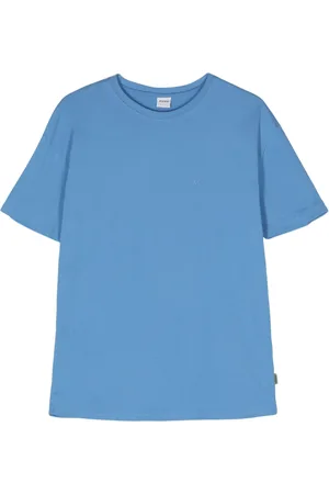 Aspesi T-shirt en coton à logo texturé