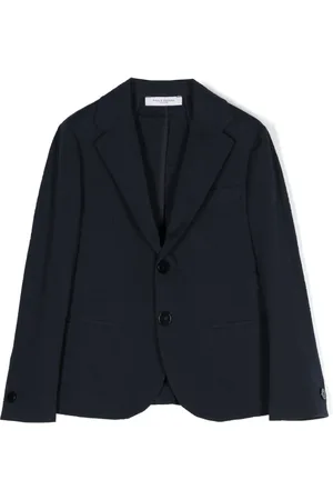 Paolo Pecora Blazer en coton à simple boutonnage