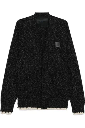 Federico Cina Cardigan à effet usé