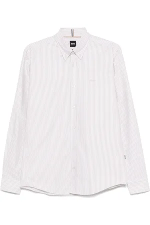 HUGO BOSS Chemise en coton à rayures