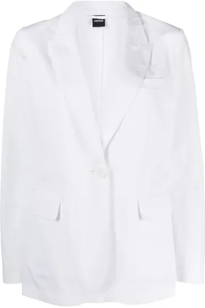 Aspesi Blazer en coton à simple boutonnage