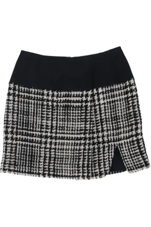 Dior Minijupe à motif pied de poule (années 2000)