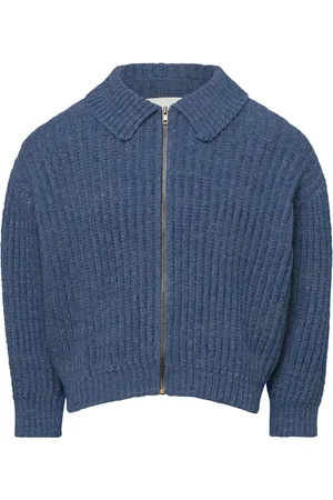 Maison Margiela Cardigan nervurée à fermeture zippée
