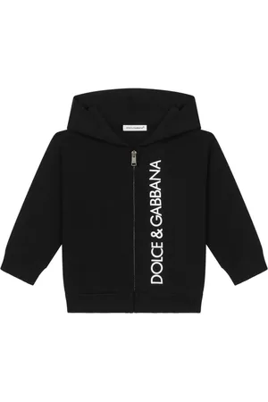 Dolce & Gabbana Hoodie zippé à logo imprimé
