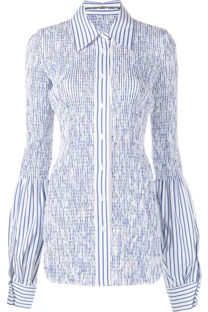 Alexander Wang Chemise froncée à rayures