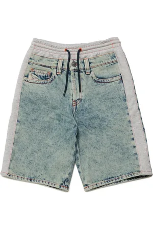 Diesel Short en jean à design superposé