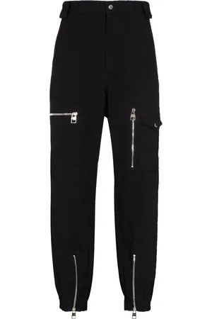 Alexander McQueen Pantalon fuselé à détails de zips