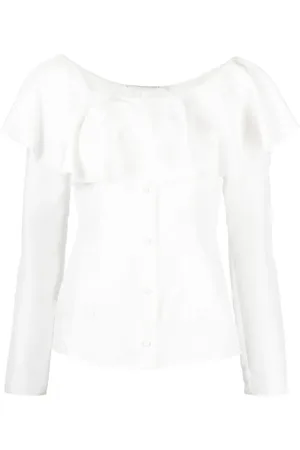 Serafini Blouse volantée à épaules dénudées