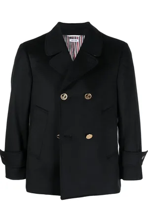 Thom Browne Blazer en cachemire à boutonnière croisée