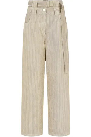 Studio Tomboy Pantalon côtelé à plis marqués