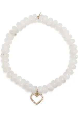 Sydney Evan Bracelet en or 14ct serti de diamants et de pierre de lune